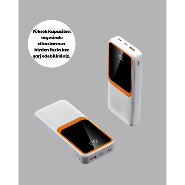 10000 mAh Hızlı Şarj Destekli Powerbank – Hafif, Kompakt ve Güvenli