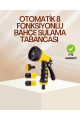 8 Fonksiyonlu Bahçe Sulama Tabancası Seti Çok Amaçlı Hortum Ucu