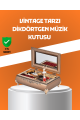 Müzikli Balerin Figürlü Takı Kutusu Piyano Desenli Dekoratif