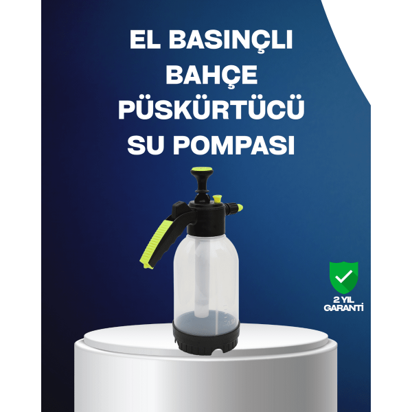Ayarlanabilir Nozullu Basınçlı Köpük Pompası Araba Yıkama 2L Kapasiteli