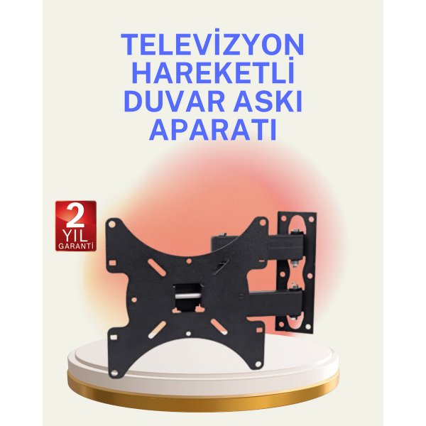 Hareketli TV Duvar Askı Aparatı 22–49 İnç Uyumlu