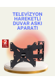 Hareketli TV Duvar Askı Aparatı 22–49 İnç Uyumlu