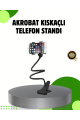 Akrobat Masaüstü Mandallı Telefon Tutucu 360 Derece Dönebilen