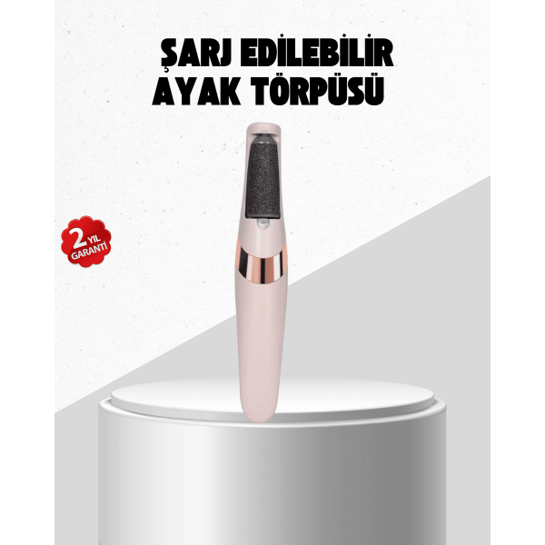 USB Şarjlı Ayak Törpüsü Nasır Temizleyici Elektrikli