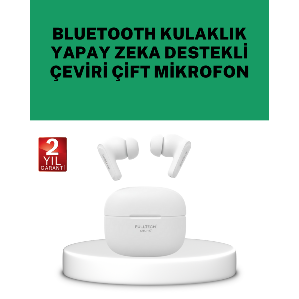 Gerçek Zamanlı Çeviri Özellikli Kablosuz Kulaklık Profesyonel Kullanım