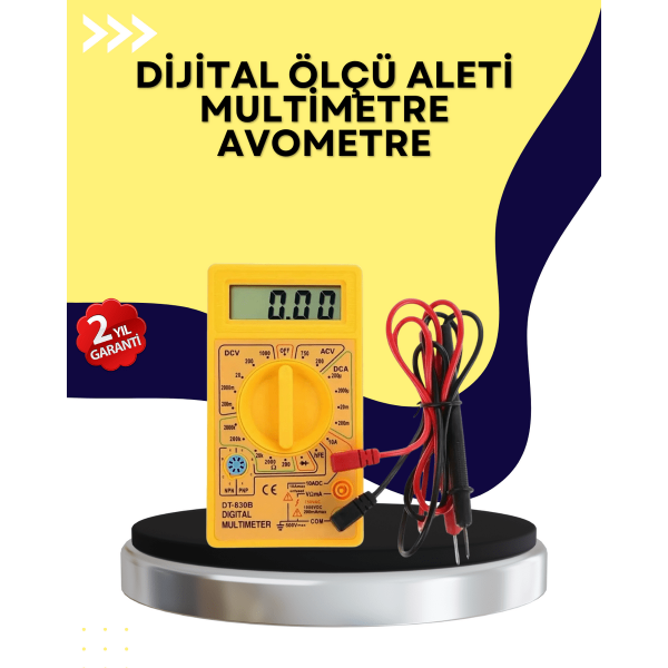 Çok Fonksiyonlu Dijital Multimetre Elektrik Test Cihazı
