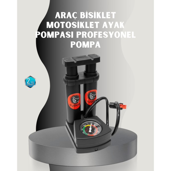 Ayak Basmalı Hava Pompası Şişme Ürünler ve Lastikler İçin