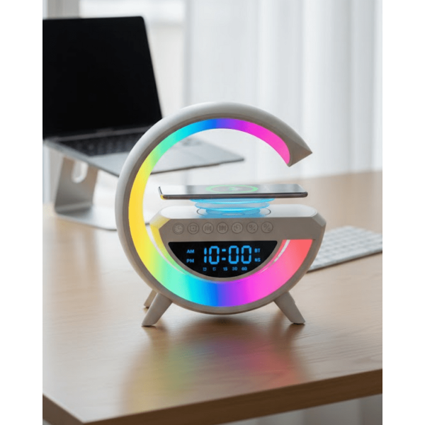 Bluetooth Hoparlör RGB Aydınlatmalı USB TF Kart FM Özellikli