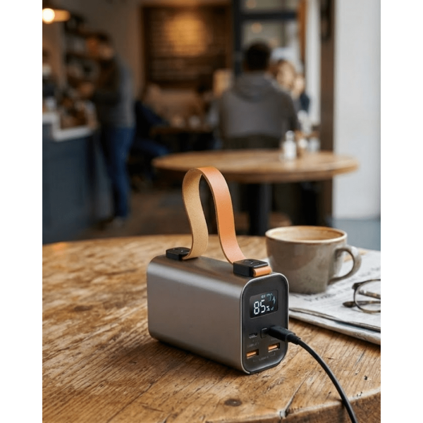 50000mAh Süper Fast Charge LED Işıklı Taşınabilir Power Bank