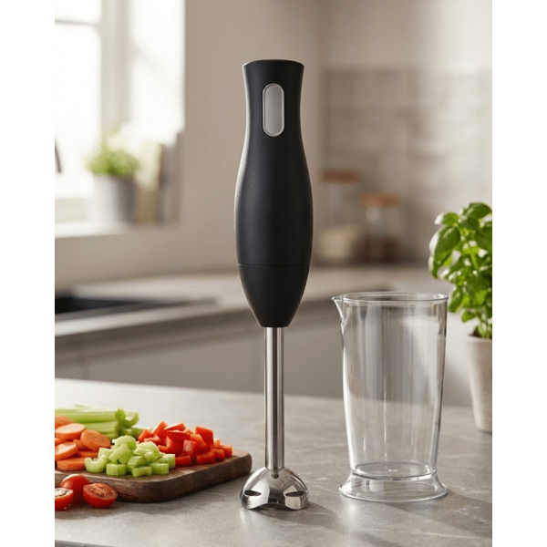 El Blenderı Paslanmaz Çelik Metal Ayaklı Ergonomik Tasarımlı Mutfak Blender
