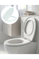 Universal Klozet Kapağı Kolay Montaj Kaydırmaz Alt Ped Dayanıklı Banyo Aksesuarı