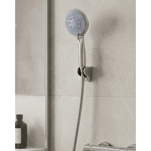 Çok Fonksiyonlu 4 Kademeli El Duşu Seti Spiral Hortumlu Banyo Duş Başlığı