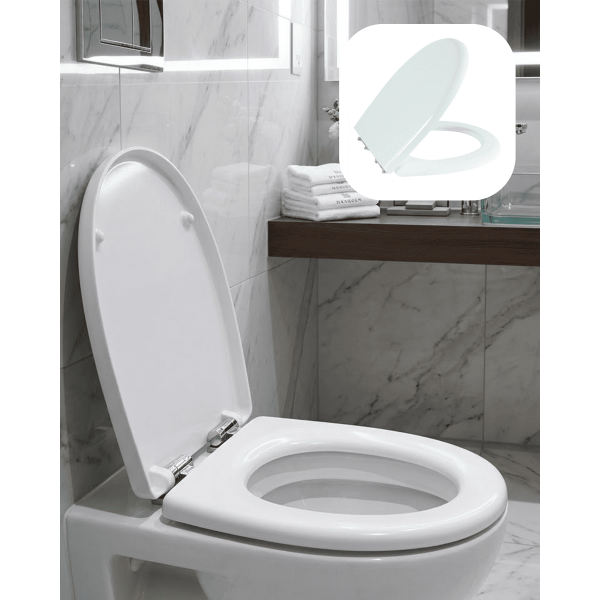 Universal Klozet Kapak Seti Kaydırmaz Alt Yüzey Kolay Temizlik Banyo Aksesuarı
