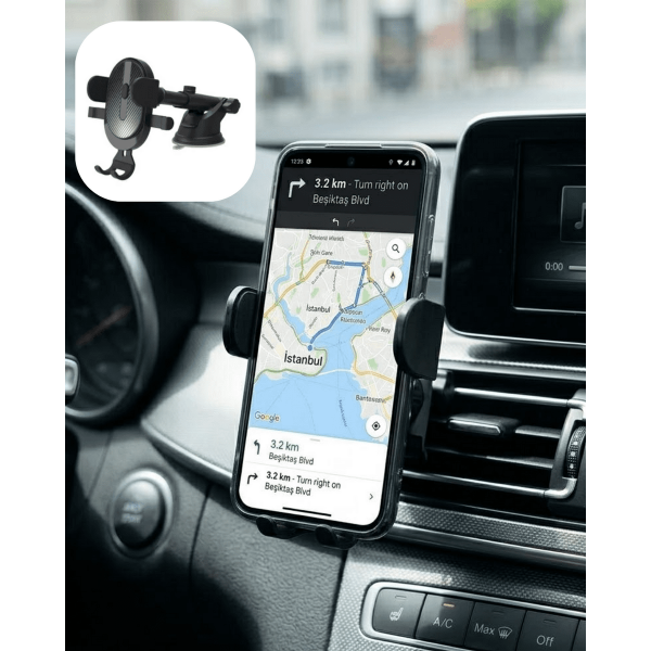 Araç Konsol Telefon Tutucu Ayarlanabilir Telefon Standı