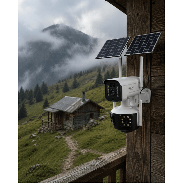 Güneş Enerjili Bahçe Kamerası 4G SIM Kartlı 9MP Akıllı Güvenlik Kamerası 2 Yıl Garantili
